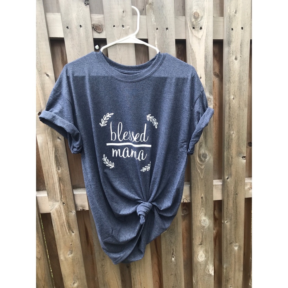blessed mama tee